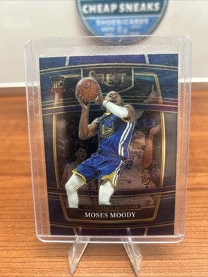 Cheap Sneaks Footwear/Sports Cards 2021-22 Panini Select Concourse Base Blue #62 Moses Moody Rookie RC Wa