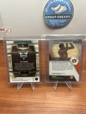 Cheap Sneaks Footwear/Sports Cards 2021-22 Panini Select JT Thor Green/White/Purple Prizm Concourse RC #7