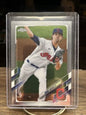Cheap Sneaks Footwear/Sports Cards 2021 Topps Chrome Base #198 Shane Bieber - Cleveland Indians