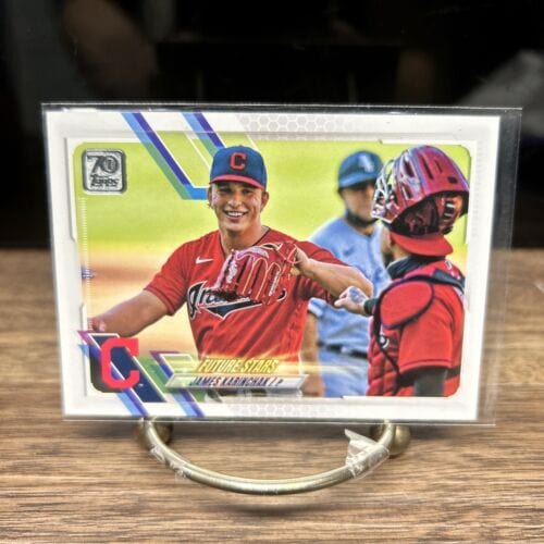 Cheap Sneaks Footwear/Sports Cards 2021 Topps Series 2 Base #361 James Karinchak - Cleveland Indians Futu