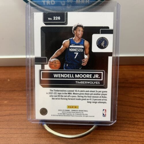 Cheap Sneaks Footwear/Sports Cards 2022-23 Panini Donruss Base Rated Rookie RC #226 Wendell Moore Jr. Tim