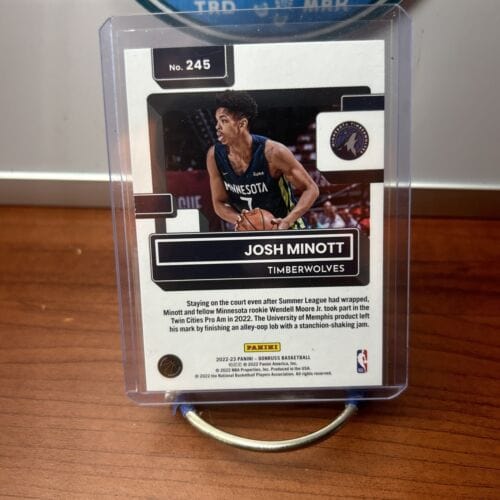 Cheap Sneaks Footwear/Sports Cards 2022-23 Panini Donruss - Rated Rookie #245 Josh Minott (RC) Timberwolv