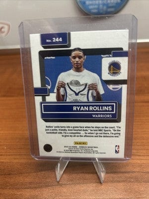 Cheap Sneaks Footwear/Sports Cards 2022-23 Panini Donruss Ryan Rollins Rated Rookie Green Holo Laser #244