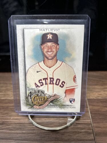 Cheap Sneaks Footwear/Sports Cards 2022 Allen and Ginter Base #176 JJ Matijevic - Houston Astros Rookie R