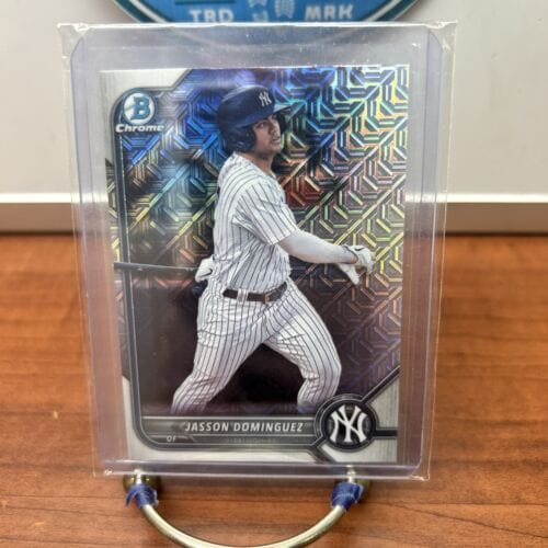 Cheap Sneaks Footwear/Sports Cards 2022 Bowman Chrome Prospects Mojo Refractor #BCP-244 Jasson Dominguez