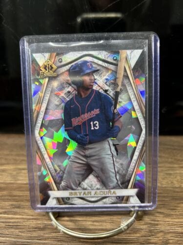 Cheap Sneaks Footwear/Sports Cards 2022 Bowman Draft Invicta #BI-21 Bryan Acuna #33/150 Atomic Refractor