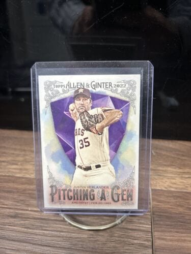 Cheap Sneaks Footwear/Sports Cards 2022 Topps Allen & Ginter JUSTIN VERLANDER PITCHING A GEM #PAG-6 Houst