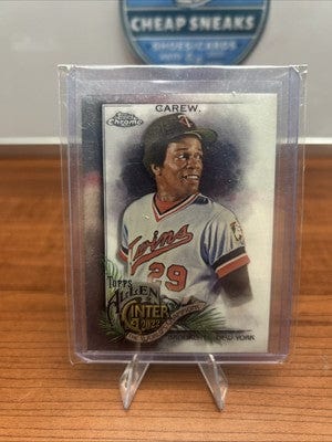 Cheap Sneaks Footwear/Sports Cards 2022 Topps Allen & Ginter Silver Chrome Rod Carew, Twins, (HoF), #145