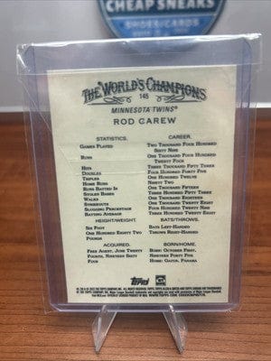 Cheap Sneaks Footwear/Sports Cards 2022 Topps Allen & Ginter Silver Chrome Rod Carew, Twins, (HoF), #145