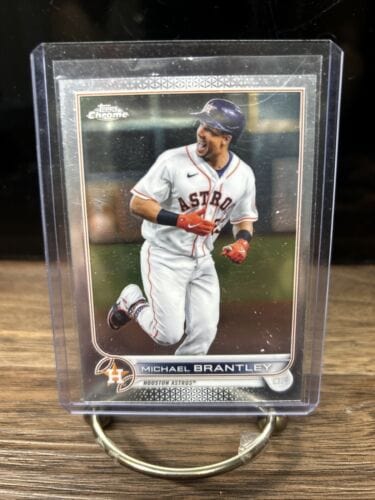 Cheap Sneaks Footwear/Sports Cards 2022 Topps Chrome Baseball # 34 Michael Brantley