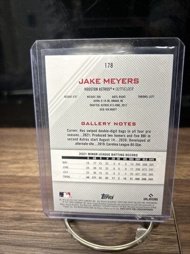 Cheap Sneaks Footwear/Sports Cards 2022 Topps Gallery - Rainbow Foil #178 Jake Meyers (RC)
