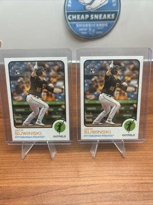 Cheap Sneaks Footwear/Sports Cards 2022 Topps Heritage High Number Baseball Jack Suwinski RC #623 Pittsbu