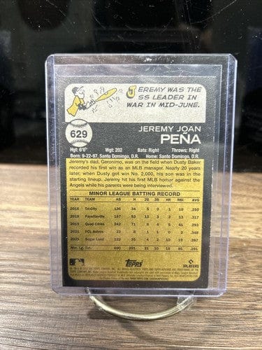 Cheap Sneaks Footwear/Sports Cards 2022 Topps Heritage High Number Jeremy Pena Rookie Card #629 Astros RC