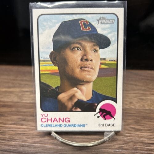 Cheap Sneaks Footwear/Sports Cards 2022 Topps Heritage YU CHANG High# Short Print #400 SP *YSC*⚾️