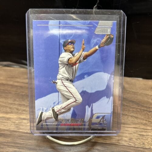 Cheap Sneaks Footwear/Sports Cards 2022 Topps Stadium Club Andruw Jones Red Foil Parallel sp #201 Atlanta
