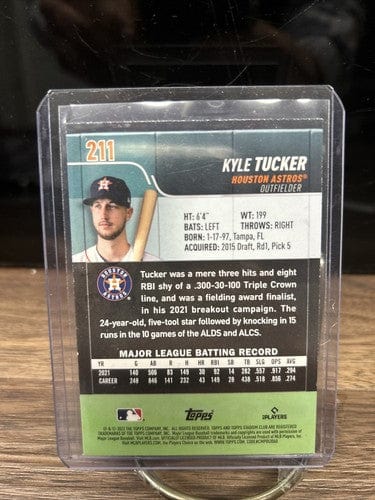 Cheap Sneaks Footwear/Sports Cards 2022 Topps Stadium Club Baseball #211 Kyle Tucker - Houston Astros