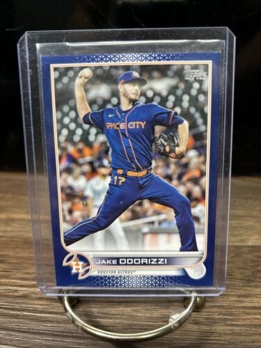 Cheap Sneaks Footwear/Sports Cards 2022 Topps Update Jake Odorizzi Royal Blue Parallel Astros US229