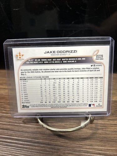 Cheap Sneaks Footwear/Sports Cards 2022 Topps Update Jake Odorizzi Royal Blue Parallel Astros US229