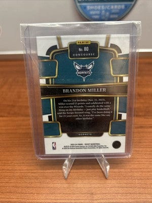 Cheap Sneaks Footwear/Sports Cards 2023-24 Panini Select Basketball Brandon Miller RC #80 Base Rookie Ret