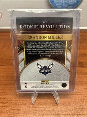 Cheap Sneaks Footwear/Sports Cards 2023/24 Panini Select Brandon Miller Rookie Revolution insert Green SS