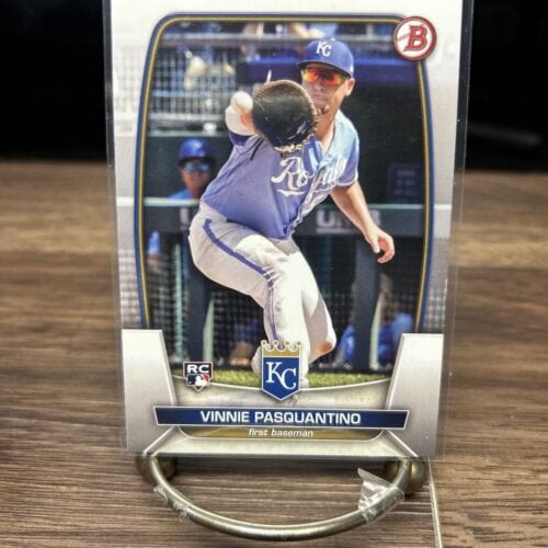 Cheap Sneaks Footwear/Sports Cards 2023 Bowman Baseball VINNIE PASQUANTINO Rookie Card 37 Kansas City Roy