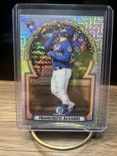 Cheap Sneaks Footwear/Sports Cards 2023 Bowman Chrome Mega Box Francisco Alvarez MOJO ROTY FAVORITES #ROY
