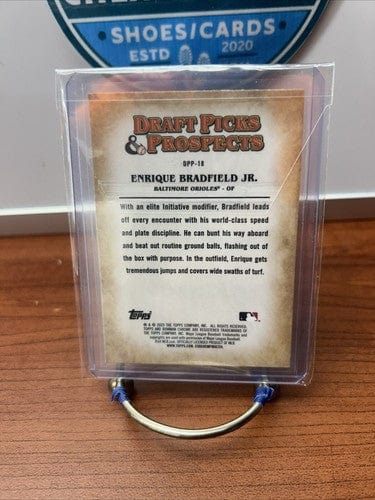 Cheap Sneaks Footwear/Sports Cards 2023 Bowman Draft Chrome ENRIQUE BRADFIELD JR. Draft Picks & Prospects