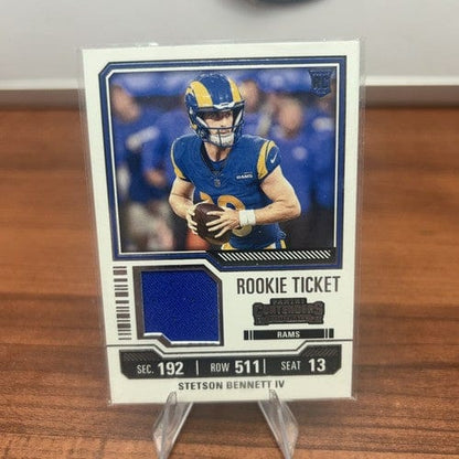Cheap Sneaks Footwear/Sports Cards 2023 Panini Contenders Stetson Bennett IV #TS32 Rookie Ticket Jersey R