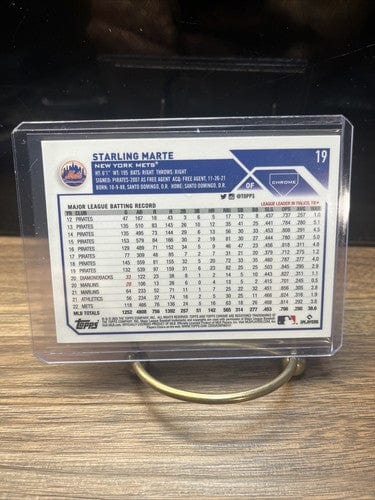 Cheap Sneaks Footwear/Sports Cards 2023 Topps Chrome Pink Refractor STARLING MARTE 112/399