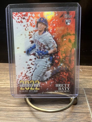 Cheap Sneaks Footwear/Sports Cards 2023 Topps Series 1 Baseball #22GH-3 BRETT BATY RC 2022 Greatest Hits