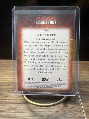 Cheap Sneaks Footwear/Sports Cards 2023 Topps Series 1 Baseball #22GH-3 BRETT BATY RC 2022 Greatest Hits