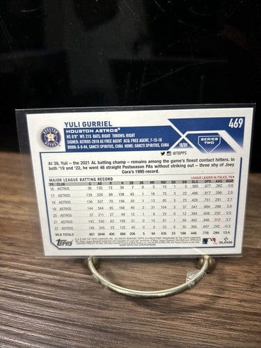 Cheap Sneaks Footwear/Sports Cards 2023 Topps Series 2 Yuli Gurriel  #469   Houston Astros Baseball Card