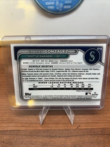 Cheap Sneaks Footwear/Sports Cards 2024 Bowman Chrome Gabriel Gonzalez #BCP-35