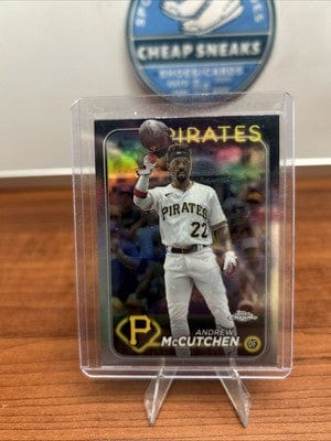Cheap Sneaks Footwear/Sports Cards 2024 Topps Chrome #124 Andrew McCutchen Pirates REFRACTOR
