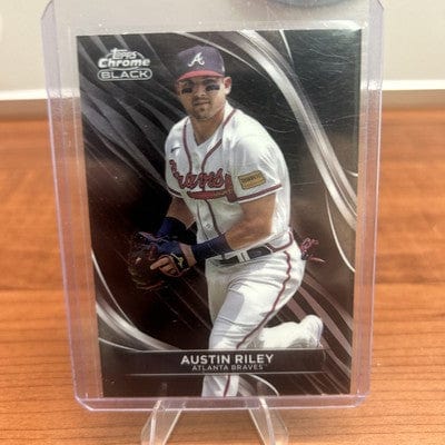 Cheap Sneaks Footwear/Sports Cards 2024 Topps Chrome Black - Austin Riley Base #84