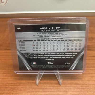 Cheap Sneaks Footwear/Sports Cards 2024 Topps Chrome Black - Austin Riley Base #84
