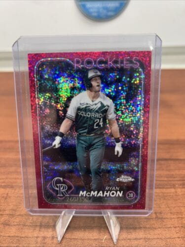 Cheap Sneaks Footwear/Sports Cards 2024 Topps Chrome - Magenta Speckle Refractor #299 Ryan McMahon /350
