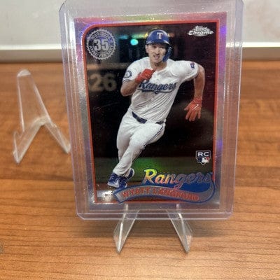 Cheap Sneaks Footwear/Sports Cards 2024 Topps Chrome Update Wyatt Langford 35th Anniversary Refractor