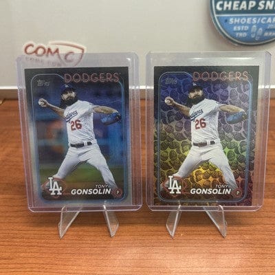 Cheap Sneaks Footwear/Sports Cards 2024 Topps Series 1 Easter Holiday Parallel #87 Tony Gonsolin Dodgers