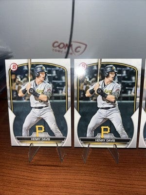 Cheap Sneaks Footwear/Sports Cards (5) Henry Davis 2023 Bowman Prospect Pittsburgh Pirates Card BP-14