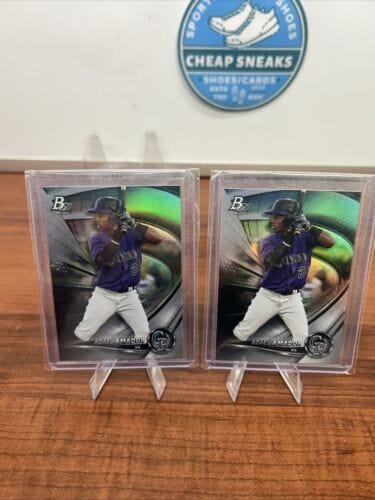 Cheap Sneaks Footwear/Sports Cards Adael Amador 2022 Bowman Platinum Top Prospect Colorado Rockies (X2) #