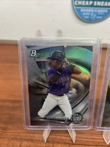 Cheap Sneaks Footwear/Sports Cards Adael Amador 2022 Bowman Platinum Top Prospect Colorado Rockies (X2) #