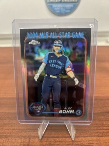Cheap Sneaks Footwear/Sports Cards Alec Bohm 2024 Topps Chrome Update All Star Game Refractor Phillies #A