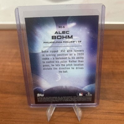 Cheap Sneaks Footwear/Sports Cards Alec Bohm (RC) 2021 Bowman's Best Rookie Craftsmanship #RC-5 Phil Phil