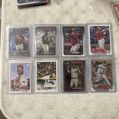 Cheap Sneaks Footwear/Sports Cards Arizona Diamondbacks Lot Moreno (RC) , Frias (RC), Arol Vera PE-28 Bow