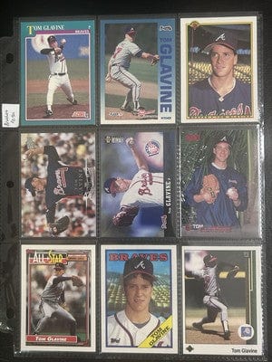 Cheap Sneaks Footwear/Sports Cards Atlanta Braves 70 + Different Lot Varations of Braves from years 1975-