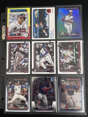 Cheap Sneaks Footwear/Sports Cards Atlanta Braves Lots Topps, Topps Chrome, Bowman Chrome 2000-2024 10+ V