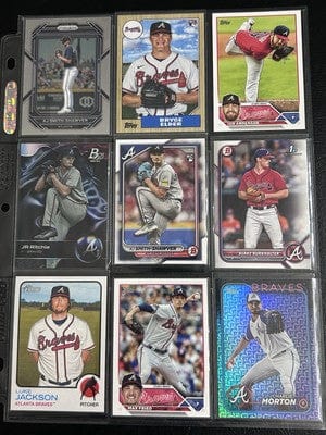 Cheap Sneaks Footwear/Sports Cards Atlanta Braves Lots Topps, Topps Chrome, Bowman Chrome 2000-2024 10+ V