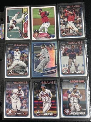 Cheap Sneaks Footwear/Sports Cards Atlanta Braves Lots Topps, Topps Chrome, Bowman Chrome 2000-2024 10+ V