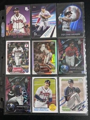 Cheap Sneaks Footwear/Sports Cards Atlanta Braves Lots Topps, Topps Chrome, Bowman Chrome 2000-2024 10+ V